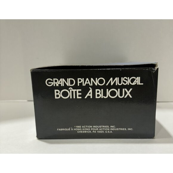 RARE 1982 Original Packaging Musical  Piano Jewelry Box - Picture 4 of 4